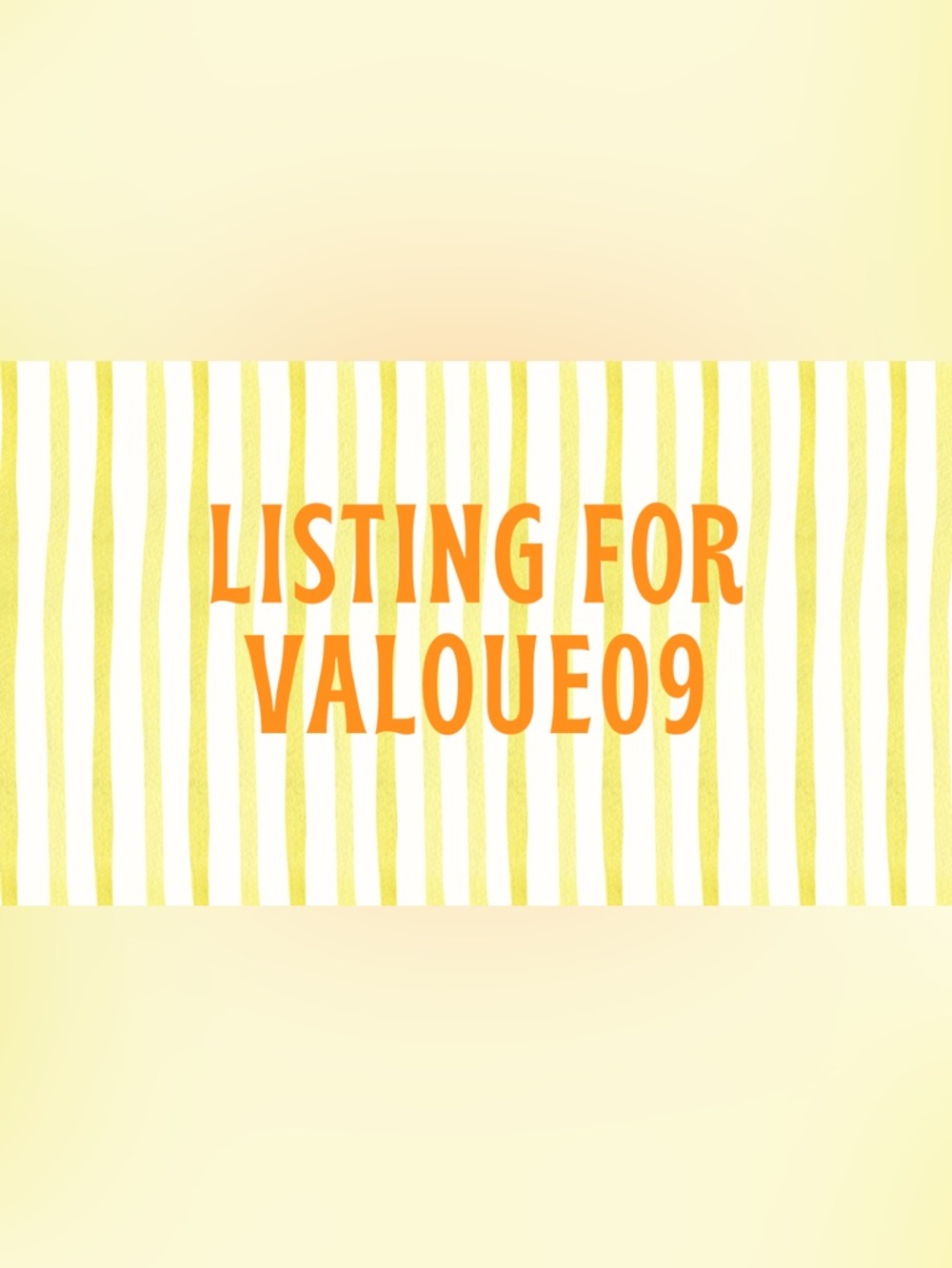 Personal listing